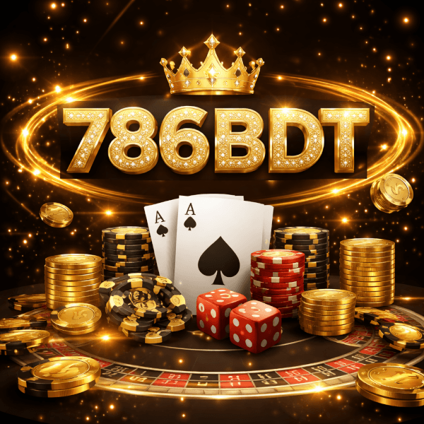 786BDT online casino interface with featured games, live dealer rooms, and fast access to play